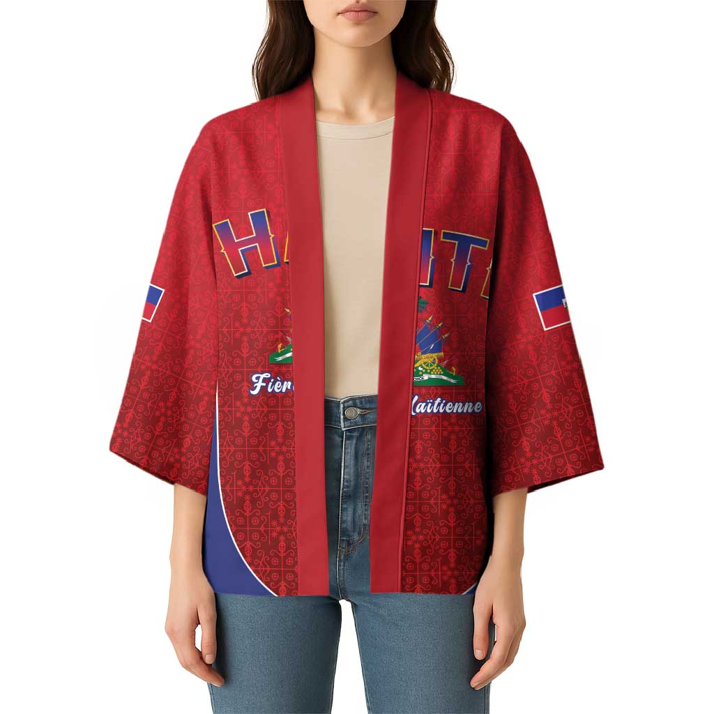 World Football Haiti 2026 Kimono Haiti est de Retour Red Voodoo Veve Spirits - Wonder Print Shop