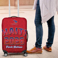 World Football Haiti 2026 Luggage Cover Haiti est de Retour Red Voodoo Veve Spirits - Wonder Print Shop