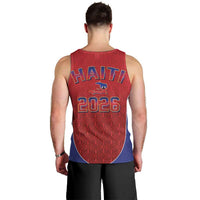 World Football Haiti 2026 Men Tank Top Haiti est de Retour Red Voodoo Veve Spirits - Wonder Print Shop
