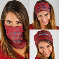 World Football Haiti 2026 Neck Gaiter Haiti est de Retour Red Voodoo Veve Spirits - Wonder Print Shop