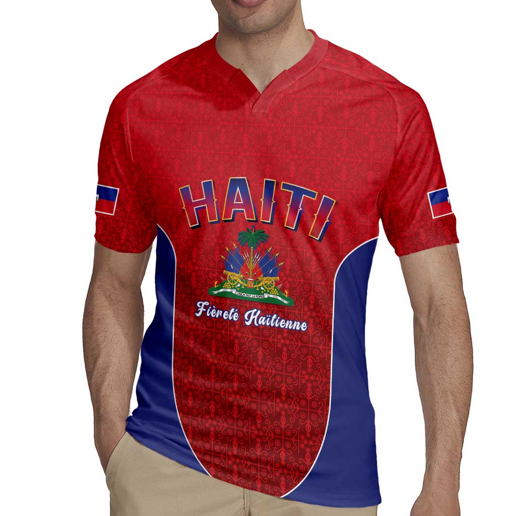 World Football Haiti 2026 Rugby Jersey Haiti est de Retour Red Voodoo Veve Spirits - Wonder Print Shop