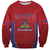 World Football Haiti 2026 Sweatshirt Haiti est de Retour Red Voodoo Veve Spirits - Wonder Print Shop