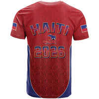 World Football Haiti 2026 T Shirt Haiti est de Retour Red Voodoo Veve Spirits - Wonder Print Shop
