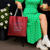 World Football Haiti 2026 Tote Bag Haiti est de Retour Red Voodoo Veve Spirits - Wonder Print Shop