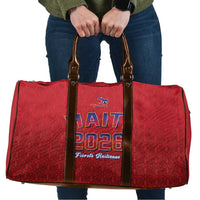 World Football Haiti 2026 Travel Bag Haiti est de Retour Red Voodoo Veve Spirits - Wonder Print Shop