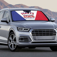 World Football Haiti 2026 Auto Sun Shade Haiti est de Retour White Voodoo Veve Spirits - Wonder Print Shop
