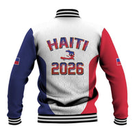 World Football Haiti 2026 Baseball Jacket Haiti est de Retour White Voodoo Veve Spirits - Wonder Print Shop