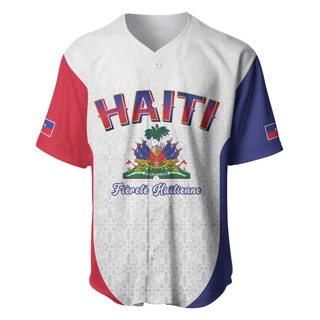 World Football Haiti 2026 Baseball Jersey Haiti est de Retour White Voodoo Veve Spirits - Wonder Print Shop