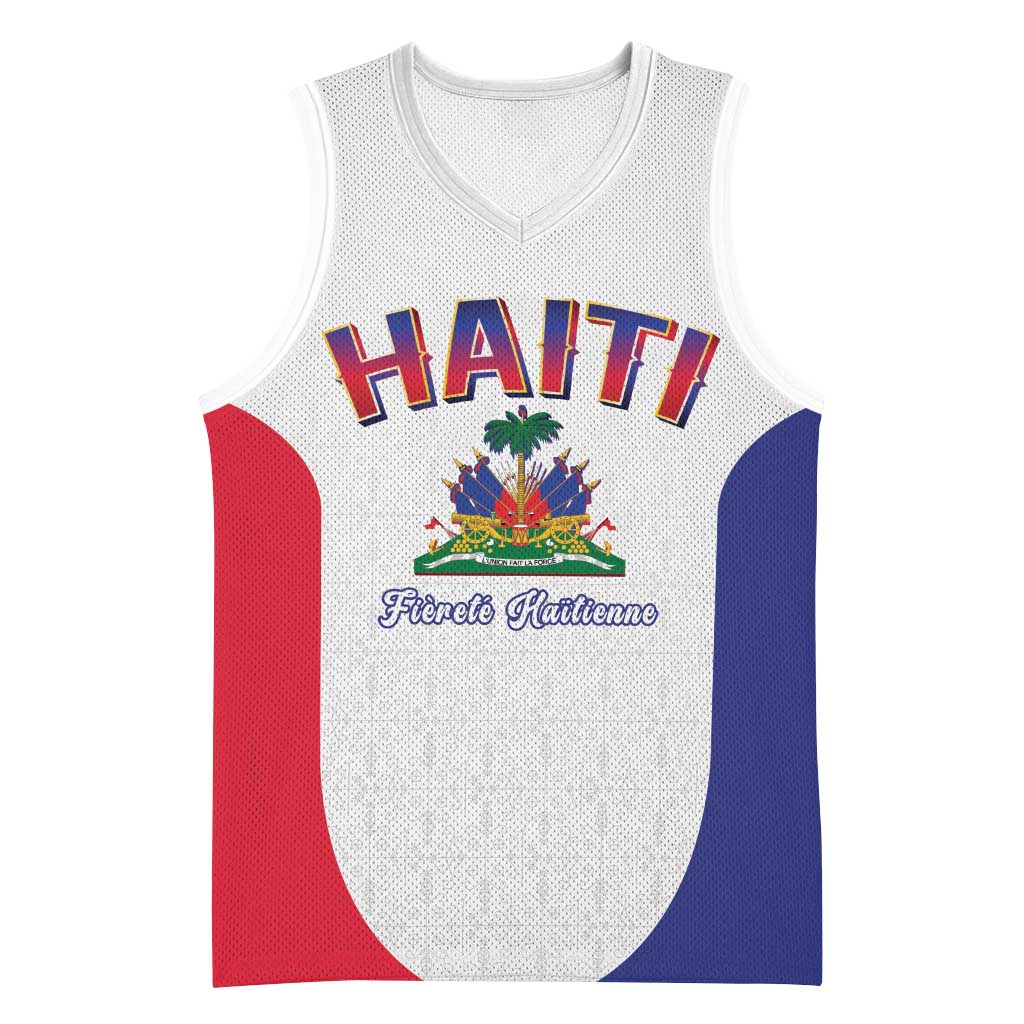 World Football Haiti 2026 Basketball Jersey Haiti est de Retour White Voodoo Veve Spirits - Wonder Print Shop