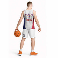 World Football Haiti 2026 Basketball Jersey Haiti est de Retour White Voodoo Veve Spirits - Wonder Print Shop