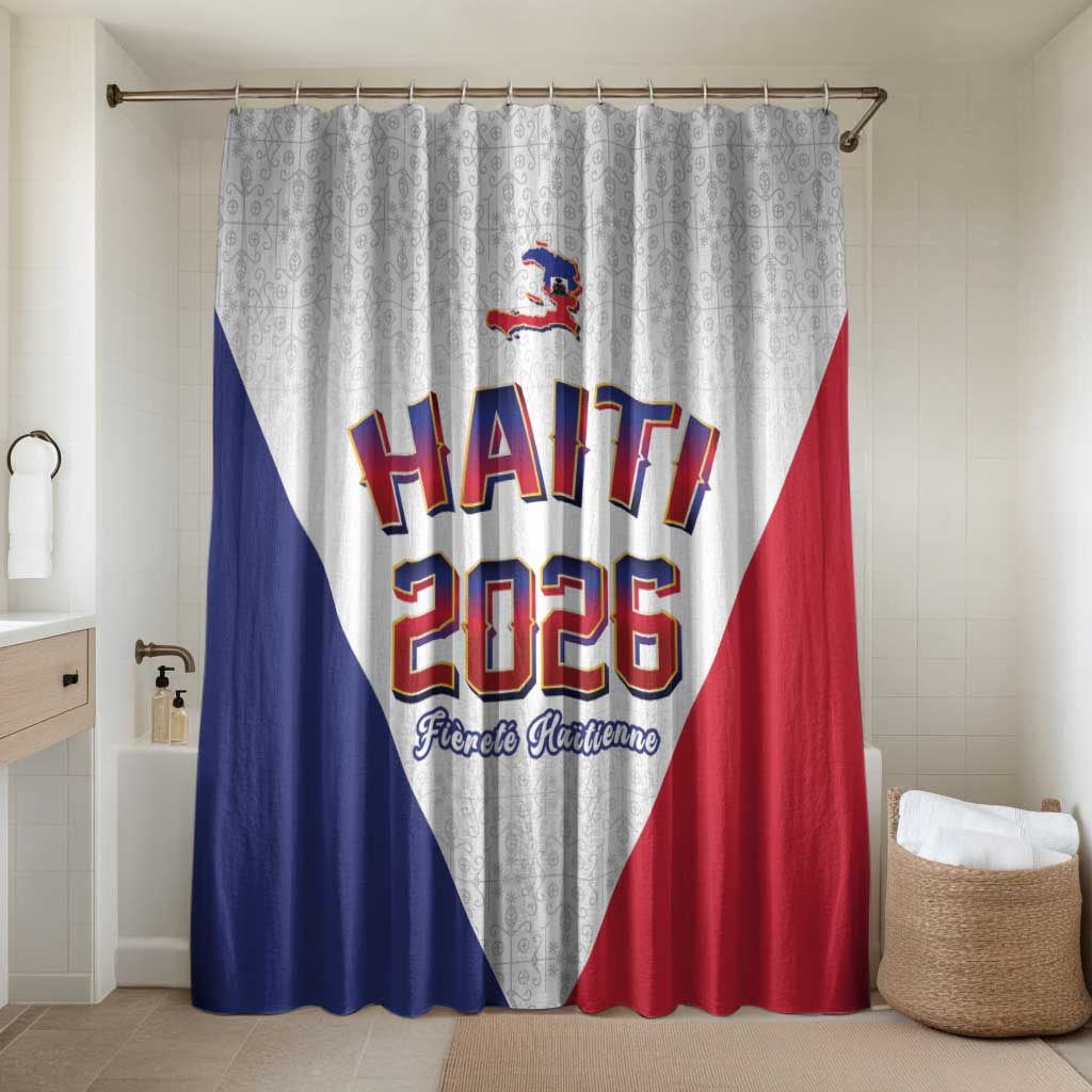 World Football Haiti 2026 Bathroom Set Haiti est de Retour White Voodoo Veve Spirits - Wonder Print Shop