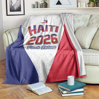 World Football Haiti 2026 Blanket Haiti est de Retour White Voodoo Veve Spirits - Wonder Print Shop