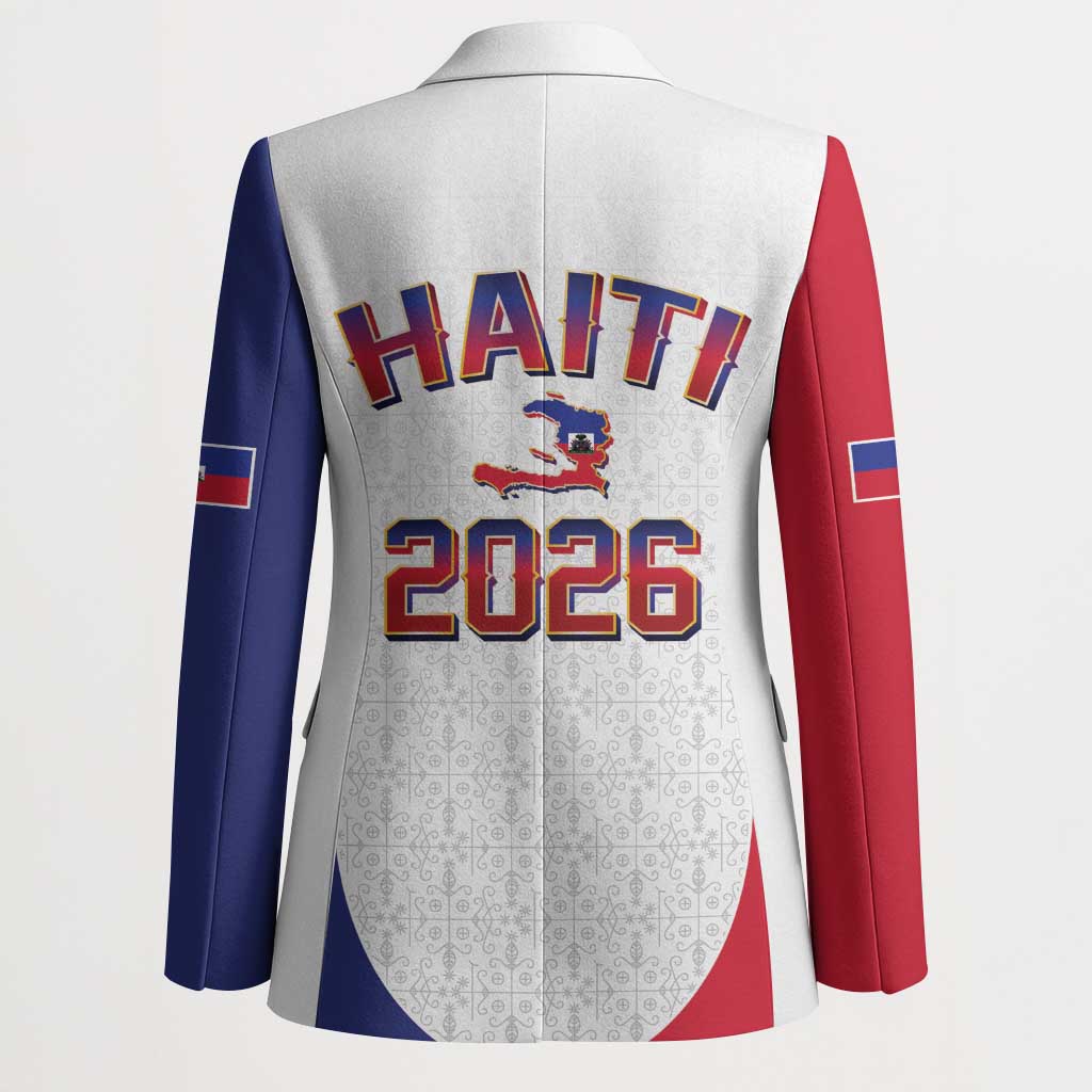 World Football Haiti 2026 Blazer Haiti est de Retour White Voodoo Veve Spirits - Wonder Print Shop