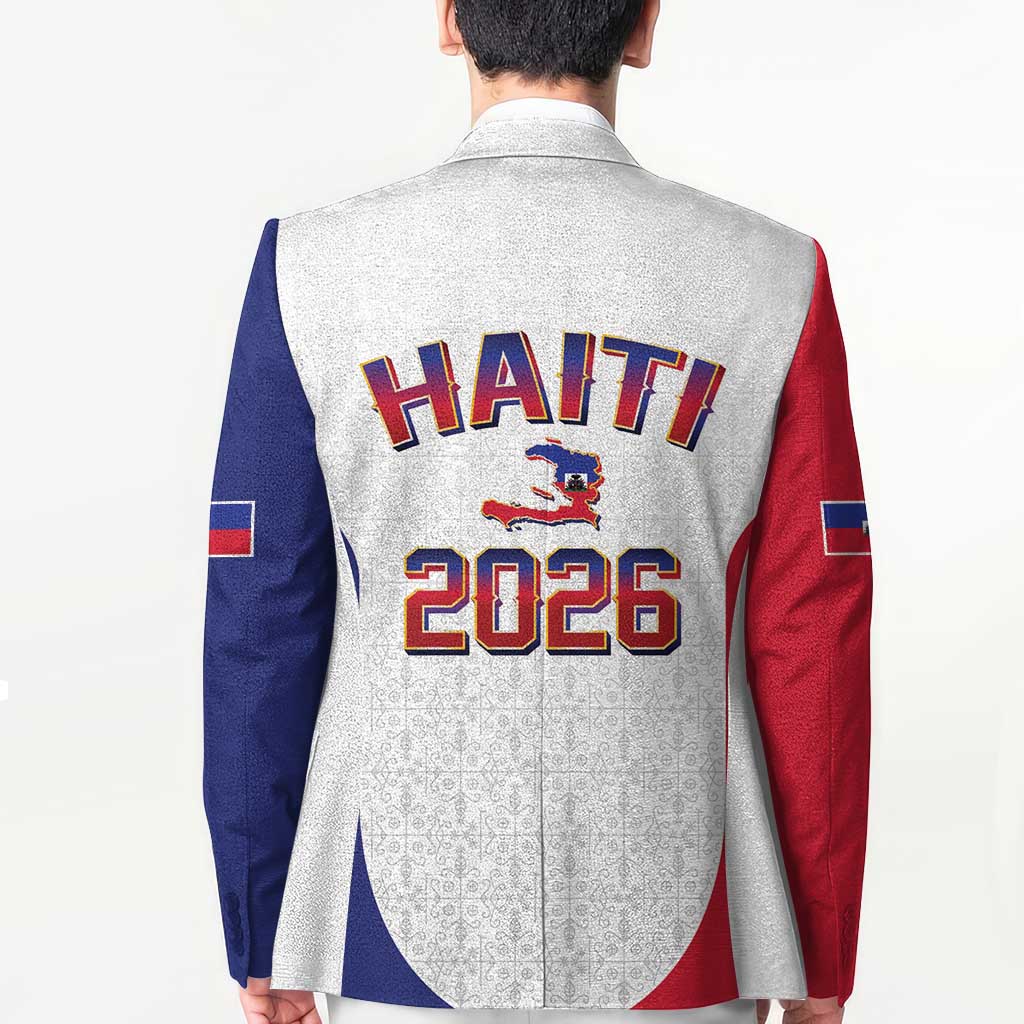 World Football Haiti 2026 Blazer Haiti est de Retour White Voodoo Veve Spirits - Wonder Print Shop