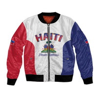 World Football Haiti 2026 Bomber Jacket Haiti est de Retour White Voodoo Veve Spirits - Wonder Print Shop