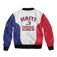 World Football Haiti 2026 Bomber Jacket Haiti est de Retour White Voodoo Veve Spirits - Wonder Print Shop
