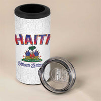 World Football Haiti 2026 4 in 1 Can Cooler Tumbler Haiti est de Retour White Voodoo Veve Spirits - Wonder Print Shop
