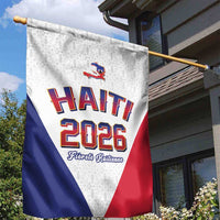 World Football Haiti 2026 Garden Flag Haiti est de Retour White Voodoo Veve Spirits - Wonder Print Shop