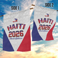 World Football Haiti 2026 Garden Flag Haiti est de Retour White Voodoo Veve Spirits - Wonder Print Shop