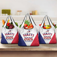 World Football Haiti 2026 Grocery Bag Haiti est de Retour White Voodoo Veve Spirits - Wonder Print Shop