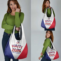 World Football Haiti 2026 Grocery Bag Haiti est de Retour White Voodoo Veve Spirits - Wonder Print Shop