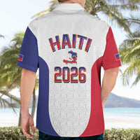 World Football Haiti 2026 Hawaiian Shirt Haiti est de Retour White Voodoo Veve Spirits - Wonder Print Shop