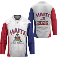 World Football Haiti 2026 Hockey Jersey Haiti est de Retour White Voodoo Veve Spirits - Wonder Print Shop