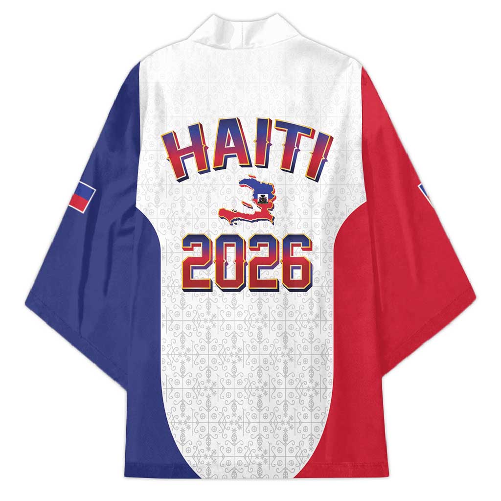 World Football Haiti 2026 Kimono Haiti est de Retour White Voodoo Veve Spirits - Wonder Print Shop