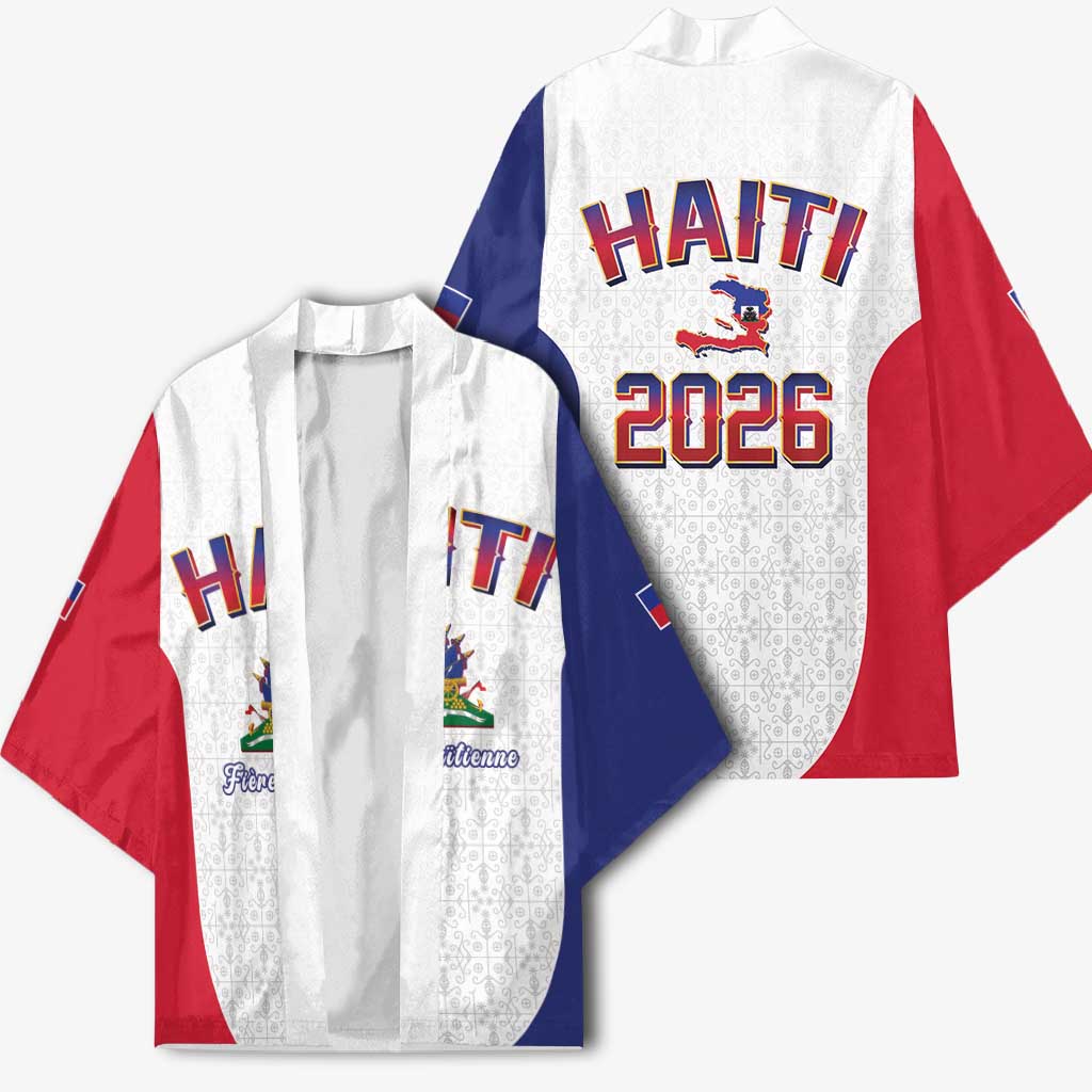 World Football Haiti 2026 Kimono Haiti est de Retour White Voodoo Veve Spirits - Wonder Print Shop
