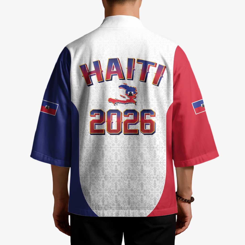 World Football Haiti 2026 Kimono Haiti est de Retour White Voodoo Veve Spirits - Wonder Print Shop