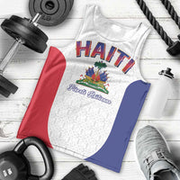 World Football Haiti 2026 Men Tank Top Haiti est de Retour White Voodoo Veve Spirits - Wonder Print Shop