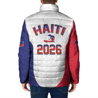 World Football Haiti 2026 Padded Jacket Haiti est de Retour White Voodoo Veve Spirits - Wonder Print Shop