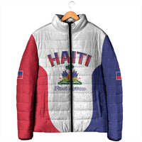 World Football Haiti 2026 Padded Jacket Haiti est de Retour White Voodoo Veve Spirits - Wonder Print Shop