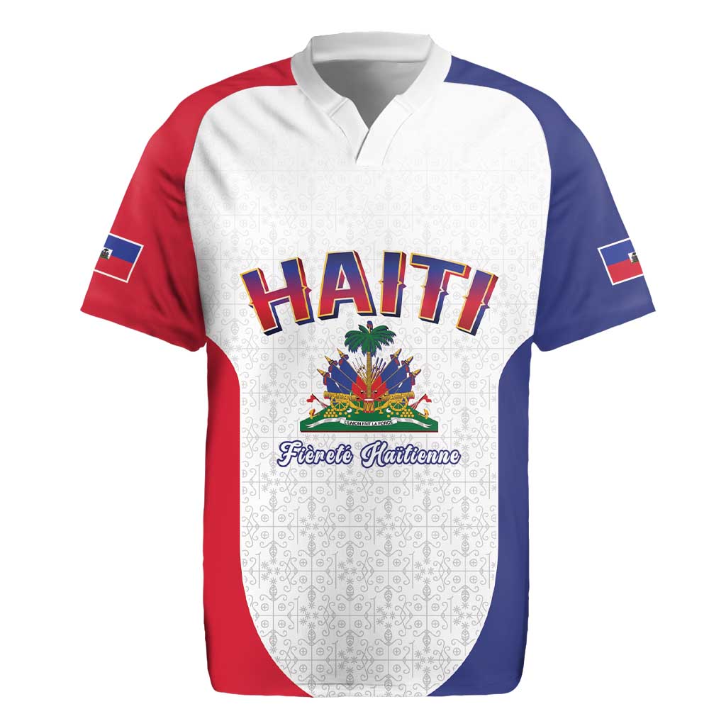 World Football Haiti 2026 Rugby Jersey Haiti est de Retour White Voodoo Veve Spirits - Wonder Print Shop
