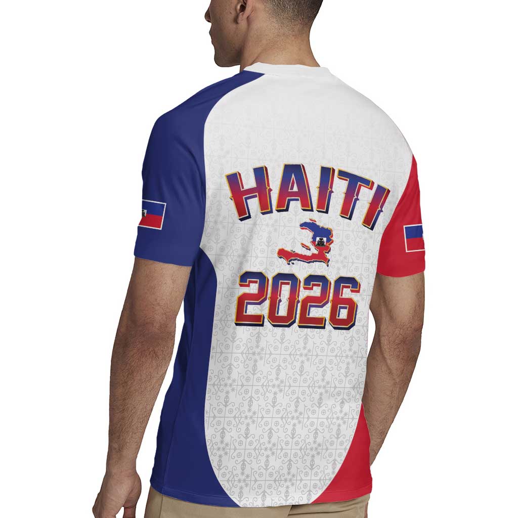 World Football Haiti 2026 Rugby Jersey Haiti est de Retour White Voodoo Veve Spirits - Wonder Print Shop
