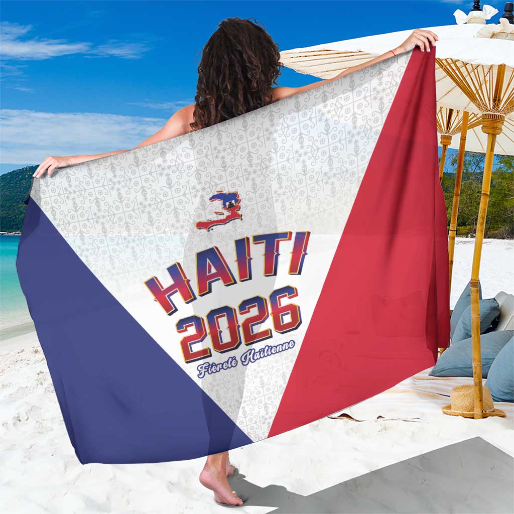 World Football Haiti 2026 Sarong Haiti est de Retour White Voodoo Veve Spirits - Wonder Print Shop