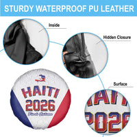World Football Haiti 2026 Spare Tire Cover Haiti est de Retour White Voodoo Veve Spirits - Wonder Print Shop