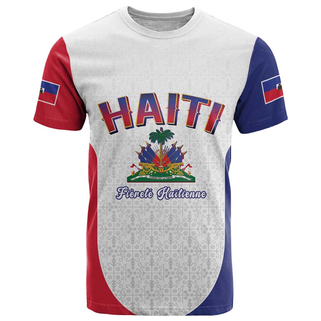 World Football Haiti 2026 T Shirt Haiti est de Retour White Voodoo Veve Spirits - Wonder Print Shop