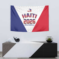 World Football Haiti 2026 Tapestry Haiti est de Retour White Voodoo Veve Spirits - Wonder Print Shop