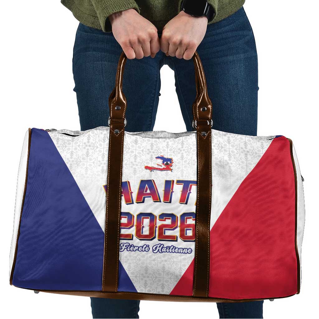 World Football Haiti 2026 Travel Bag Haiti est de Retour White Voodoo Veve Spirits - Wonder Print Shop