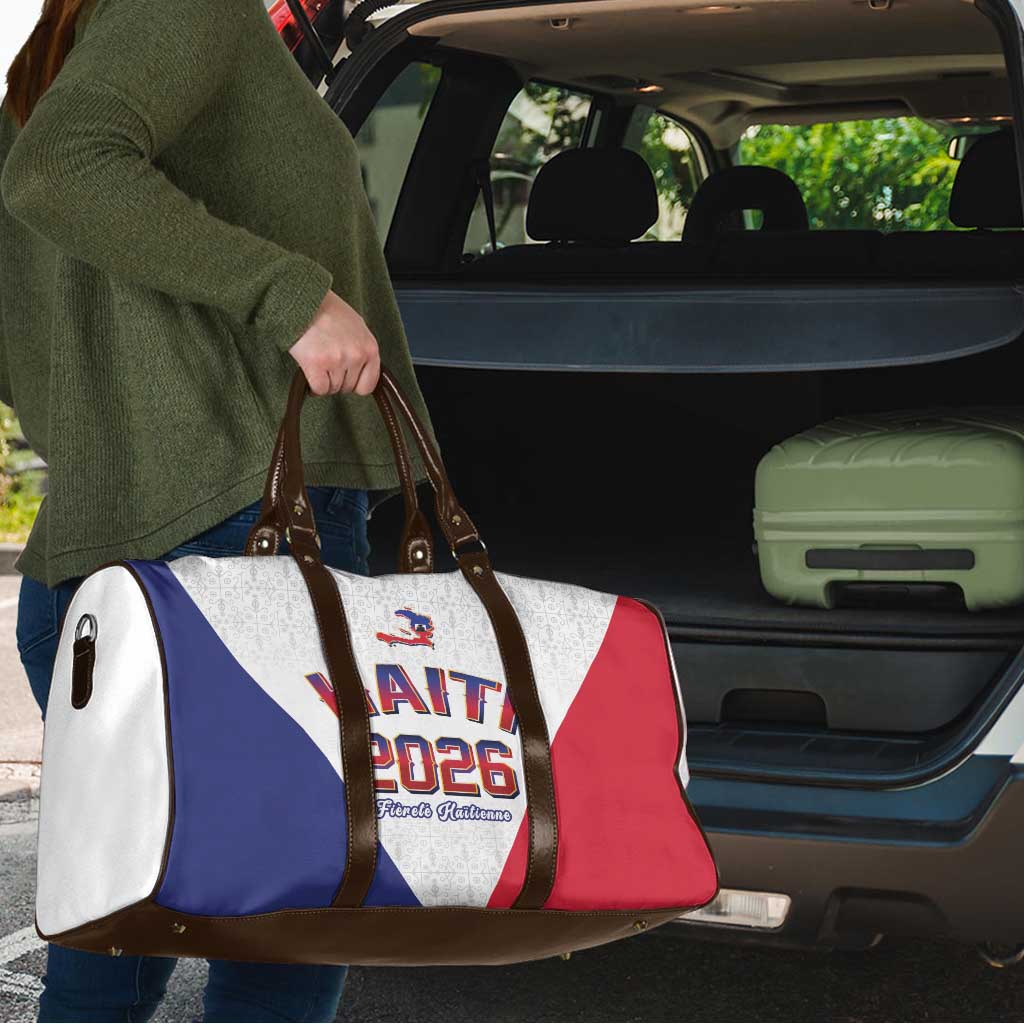 World Football Haiti 2026 Travel Bag Haiti est de Retour White Voodoo Veve Spirits - Wonder Print Shop
