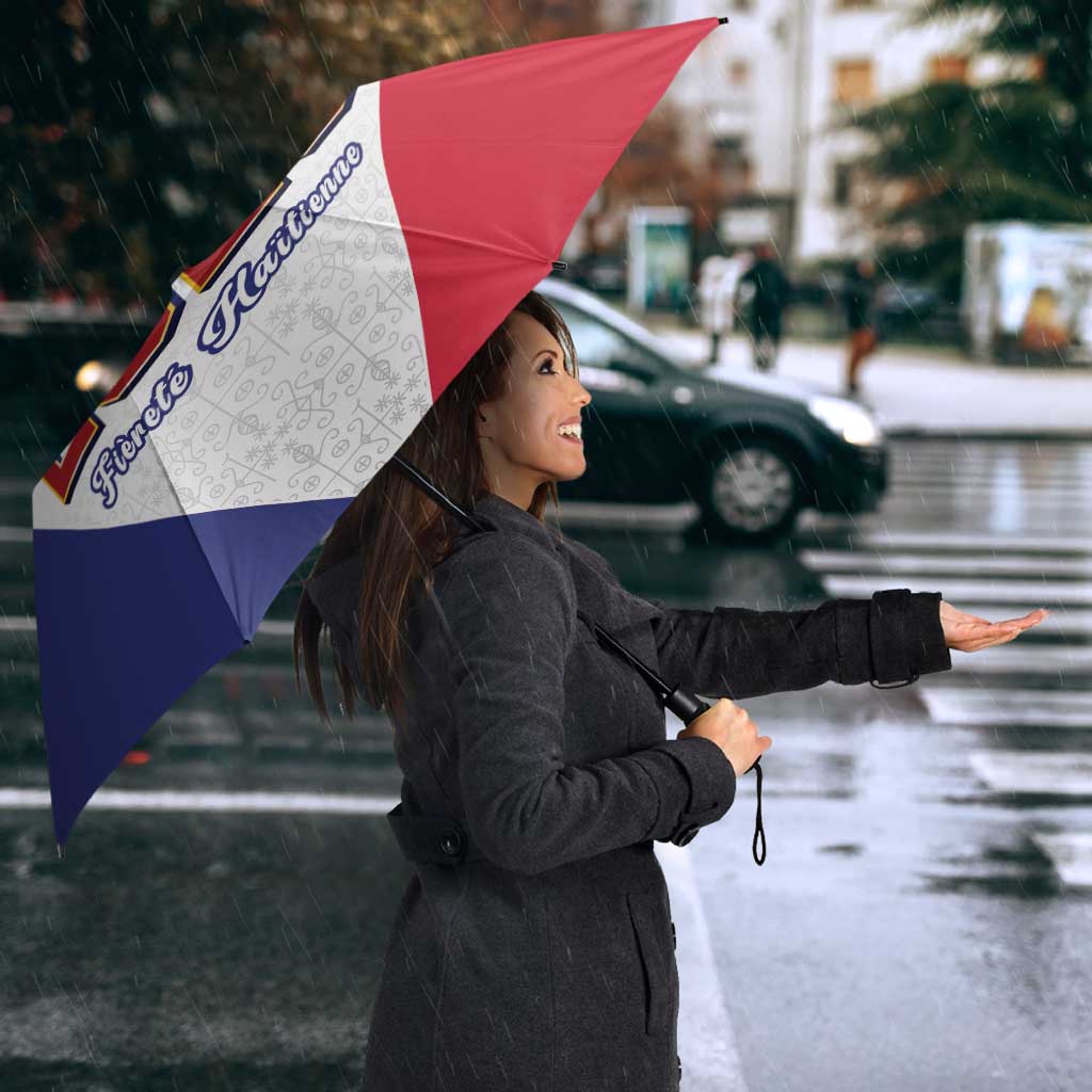 World Football Haiti 2026 Umbrella Haiti est de Retour White Voodoo Veve Spirits - Wonder Print Shop