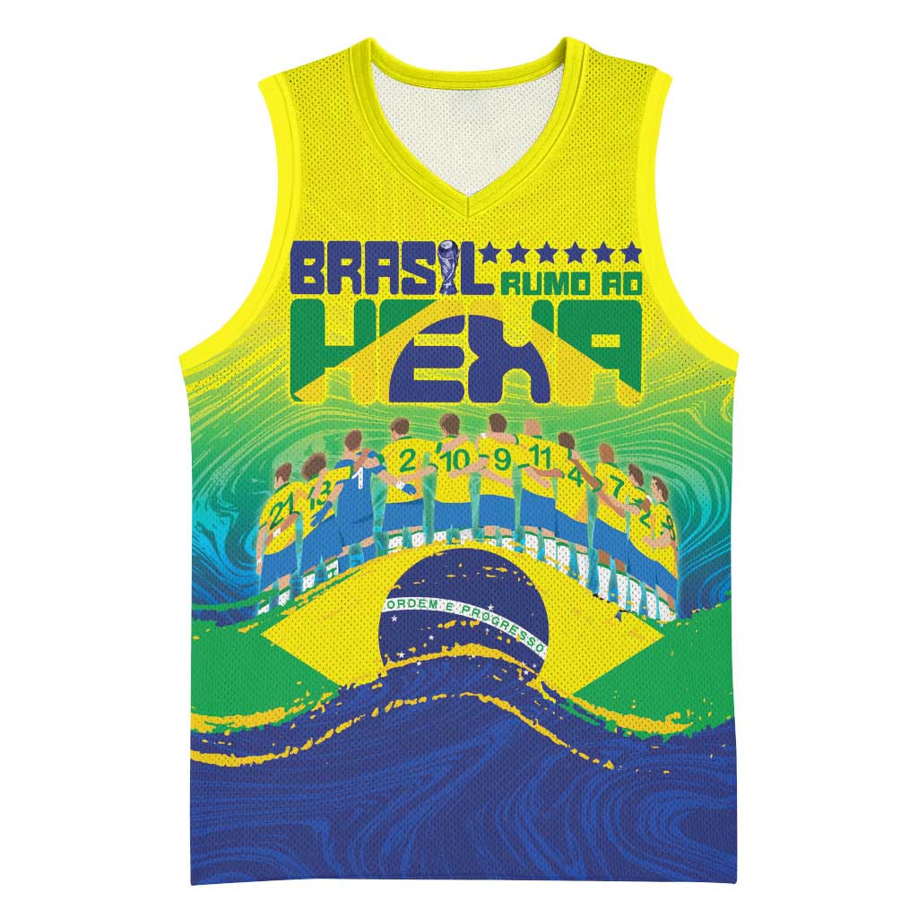 Custom Brazil WC26 Future Champions Basketball Jersey Brasil Rumo Ao Hexa - Wonder Print Shop