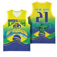Custom Brazil WC26 Future Champions Basketball Jersey Brasil Rumo Ao Hexa - Wonder Print Shop