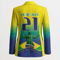 Custom Brazil WC26 Future Champions Blazer Brasil Rumo Ao Hexa - Wonder Print Shop