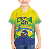 Custom Brazil WC26 Future Champions Hawaiian Shirt Brasil Rumo Ao Hexa - Wonder Print Shop
