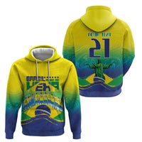 Custom Brazil WC26 Future Champions Hoodie Brasil Rumo Ao Hexa - Wonder Print Shop