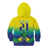 Custom Brazil WC26 Future Champions Kid Hoodie Brasil Rumo Ao Hexa - Wonder Print Shop