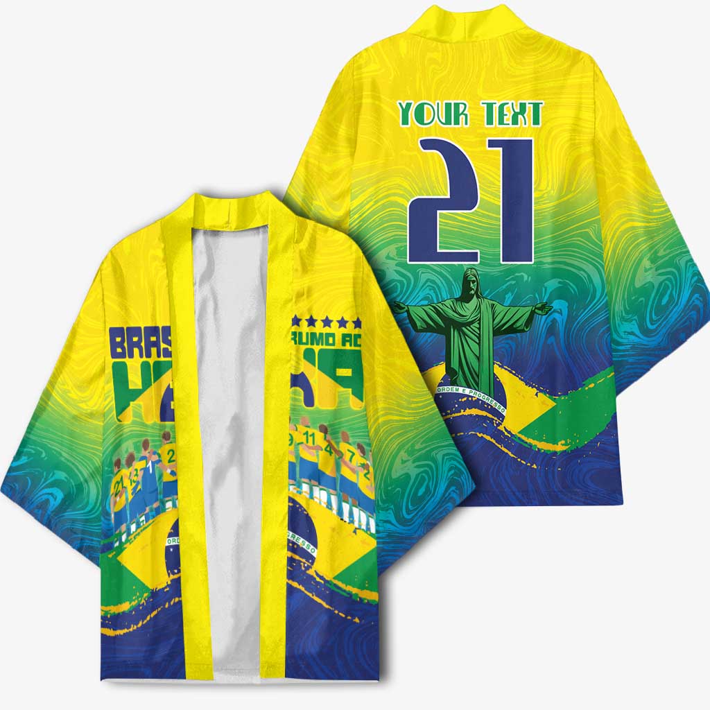 Custom Brazil WC26 Future Champions Kimono Brasil Rumo Ao Hexa - Wonder Print Shop