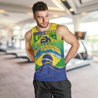 Custom Brazil WC26 Future Champions Men Tank Top Brasil Rumo Ao Hexa - Wonder Print Shop
